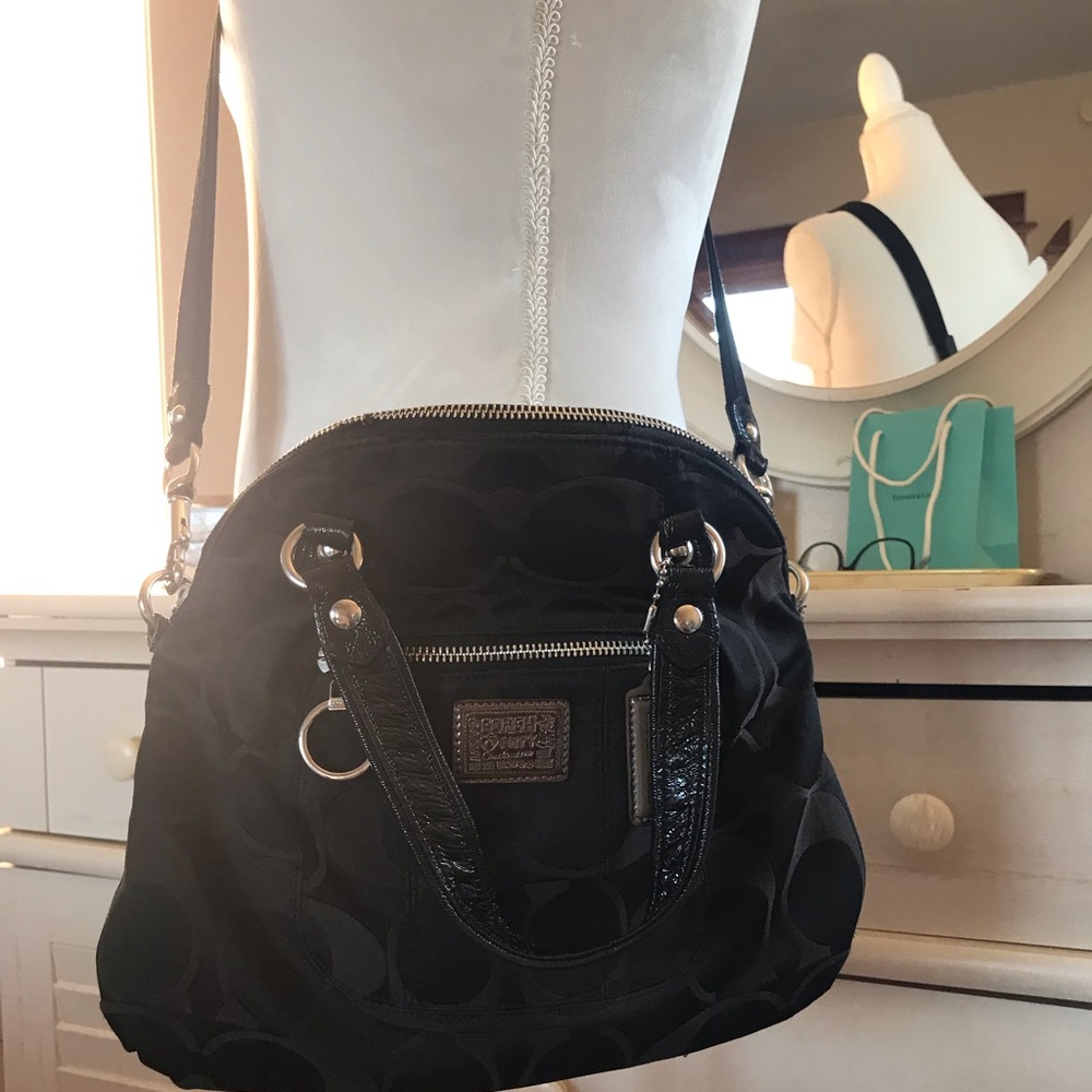 COACH Poppy black purse
